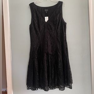 NWT Lace drop waist mini dress